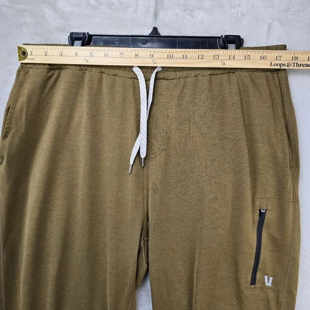 Vuori Sunday Performance Jogger Mens XL Brown Athleisure Gym Stretch V416 *FLAWS - Picture 11 of 15